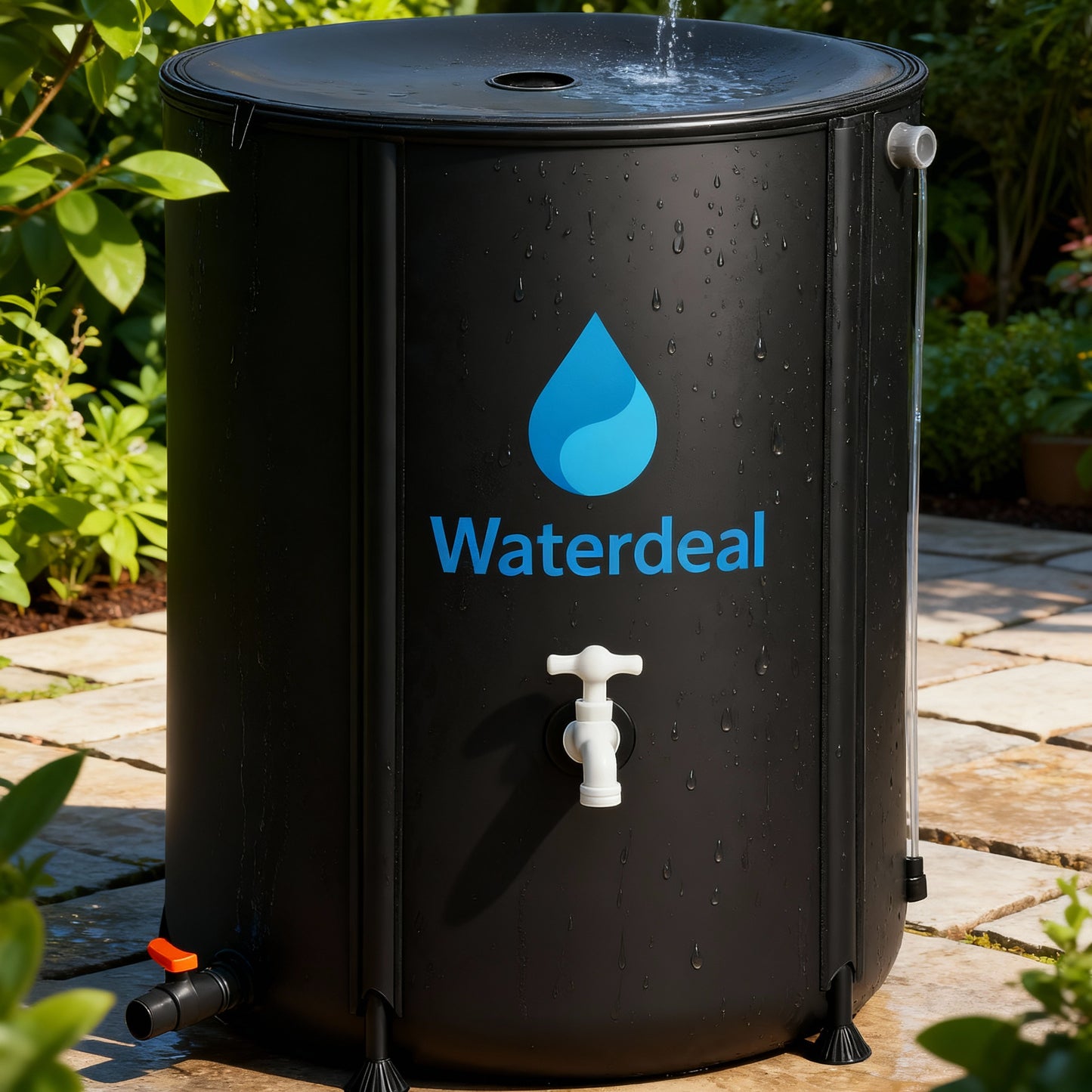 AquaFold 500L | Faltbare Regentonne + Gratis Zubehör | Wasser Deal