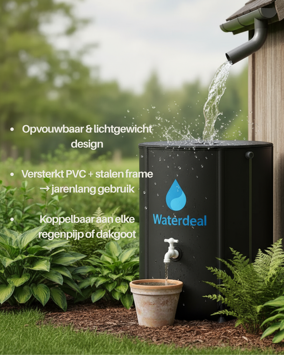 AquaFold 380L | Opvouwbare Regenton