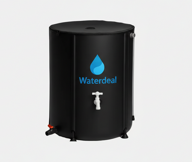 AquaFold 500L opvouwbare regenton zwart