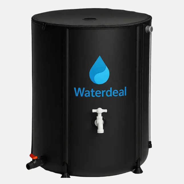 AquaFold 1000L opvouwbare regenton zwart