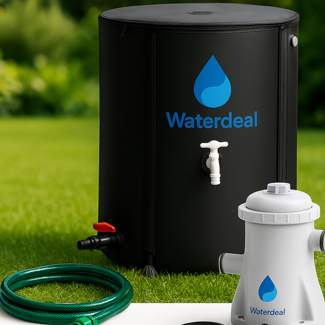 Complete regentonbundel AquaFold en AquaFilter